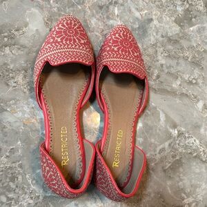 Coral beige flat by Restricted size 9.